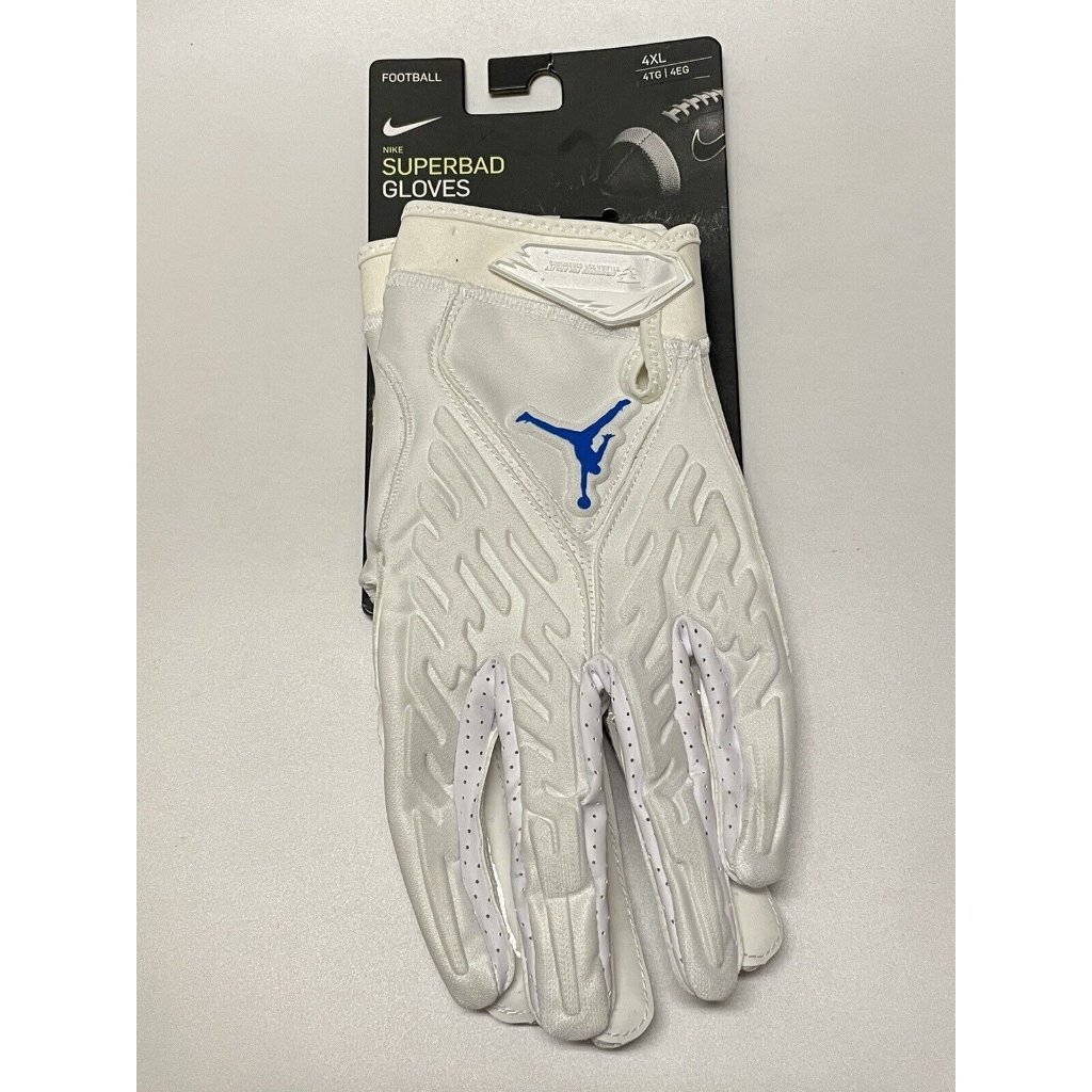 Nike Jordan Superbad Ucla Bruins Player Issued Football Gloves White Size 4xl